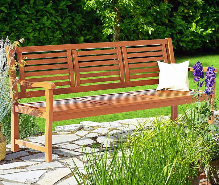 asientos madera jardín