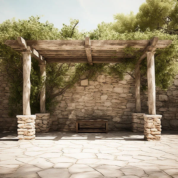 pergola jardín