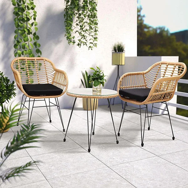 sillas elegantes jardín