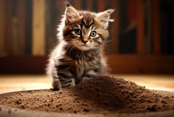 arena aglomerante para gatos