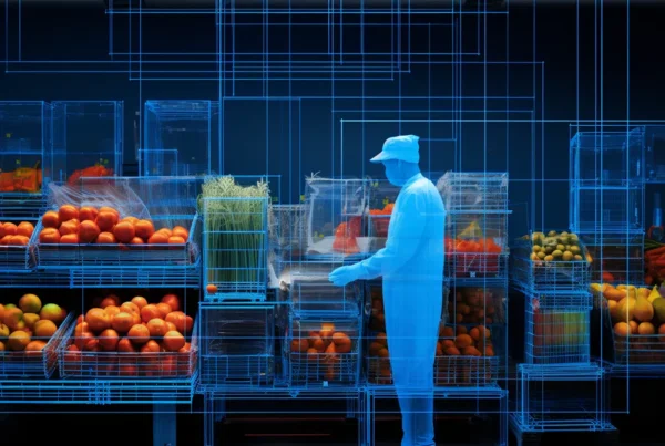 distribución verduras y frutas inteligencia artificial IA
