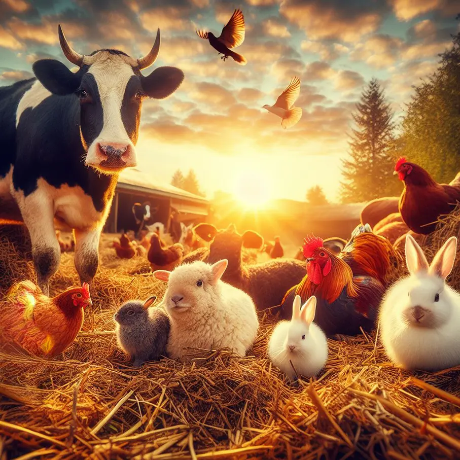 animales de granja categoría